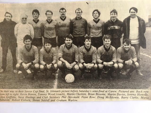 Senior Cup runners up St Ishmaels